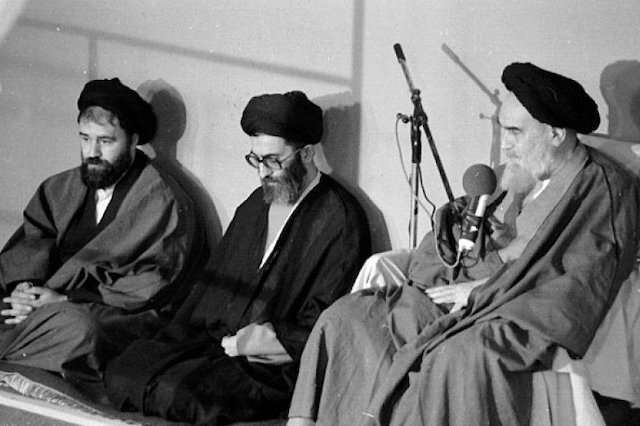 Imam Khomeini and Ayatollah Khamenei