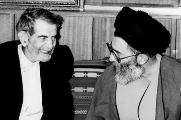 Ayatollah Khamenei and Mr. Shahriar