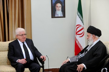 Ayatollah Khamenei receives Iraqi President 