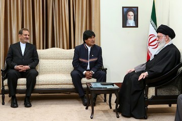 Evo Morales meets with Ayatollah Khamenei