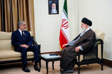 Chief Executive Officer of Afghanistan meets with the leader 
