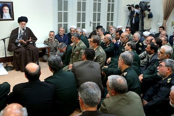 Leader meets with high ranking generals of Army and IRGC