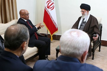 Leader met with S.African president 