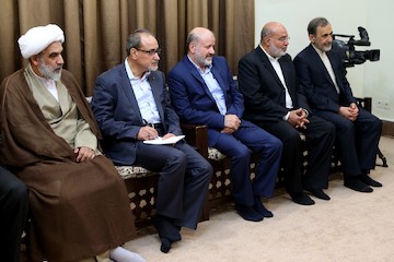 Leader meets with Ramadan Abdullah, the head of the Palestinian Islamic Jihad movement