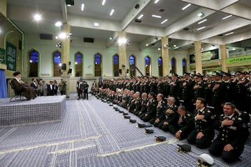 Commanders and personnel of the Police Force met with Ayatollah Khamenei 
