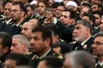 Commanders and personnel of the Police Force met with Ayatollah Khamenei 