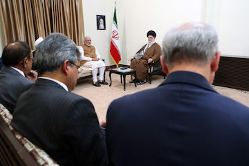 Indian Prime Minister met with Ayatollah Khamenei