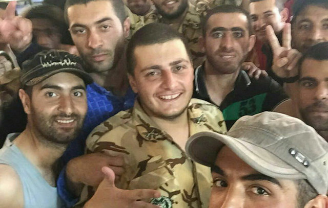 The last selfie of the soldiers 