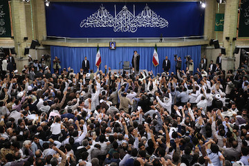 Meeting with thousands of Iranians
