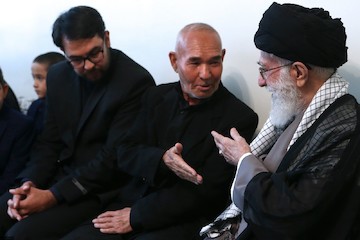 Family of the Martyr Rajab Mohammad-Zadeh met with Ayatollah Khamenei 
