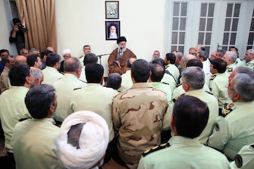 Commanders of the Police Force met with Ayatollah Khamenei