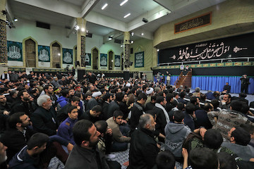 the last night of mourning ceremonies on the martyrdom of Hazrat Fatima