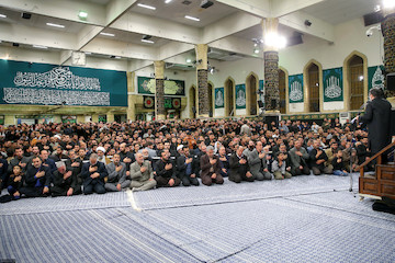 Third night of mourning ceremony for Hazrat Fatima 