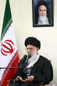 The head and memebrs of the Assembly of Experts met with Ayatollah Khamenei