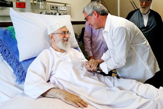 Ayatollah Khamenei in hospital