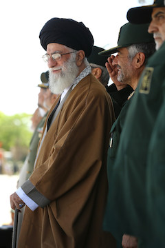 Ayatollah Khamenei attended IRGC cadets' graduation ceremony