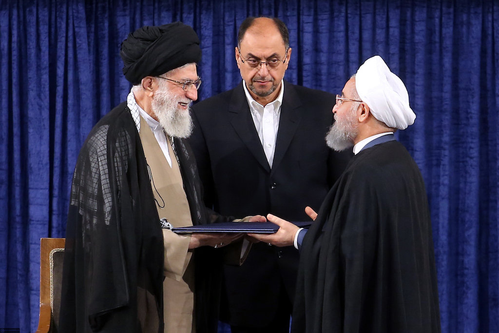 Khamenei and Rouhani