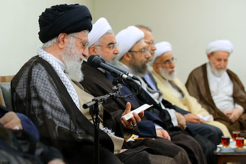 New chairman and members of Council of Expediency met with Ayatollah Khamenei