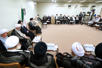 The chairman and members of the Assembly of Experts met with Ayatollah Khamenei 
