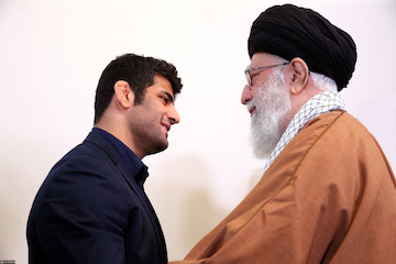 Ayatollah Khamenei met will Alireza Karimi