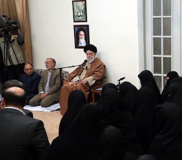 Families of Martyrs met with Ayatollah Khamenei