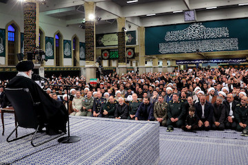 People of East Azerbaijan Province met with Ayatollah Khamenei