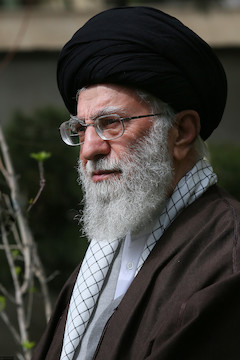 On National Day of Planting Trees, Ayatollah Khamenei planted tree saplings