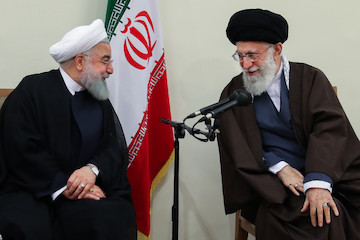 M S: Chairman and members of Assembly of Experts met with Ayatollah Khamenei