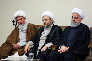 Chairman and members of Assembly of Experts met with Ayatollah Khamenei