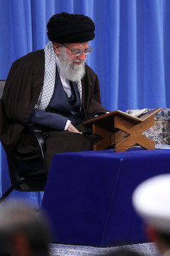 Participants of the 35th International Quran Competitions met with Ayatollah Khamenei