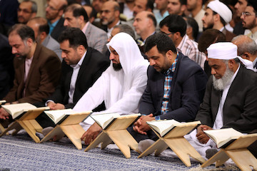 Quran reciters met with Ayatollah Khamenei
