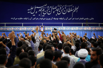 University students met with Ayatollah Khamenei