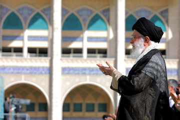 Imam Khamenei led Eid ul Fitr prayer