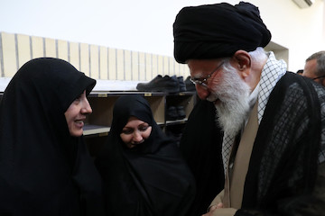 Families of martyred nuclear scientists met with Ayatollah Khamenei