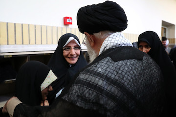 Families of martyred nuclear scientists met with Ayatollah Khamenei