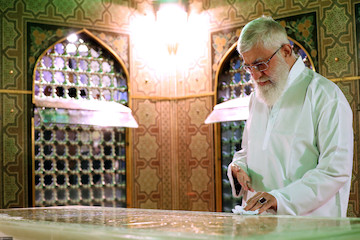 The Ceremony of Dusting and Cleaning of the Sacred Shrine of Imam Ridha (p.b.u.h.)