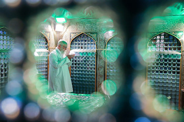 The Ceremony of Dusting and Cleaning of the Sacred Shrine of Imam Ridha (p.b.u.h.)