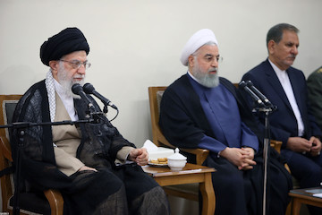 President Rouhani and his cabinet met with Ayatollah Khamenei