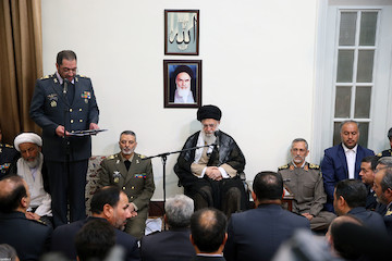 Meeting with commanders and staff of Iran's Army Air Defense Base