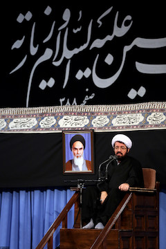 Ayatollah Khamenei attends the fifth Muharram mourning ceremony of 2018