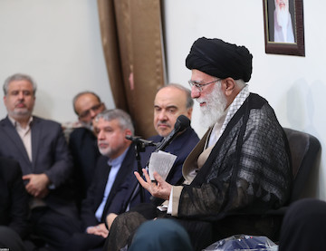 A group of medal winners met with Ayatollah Khamenei