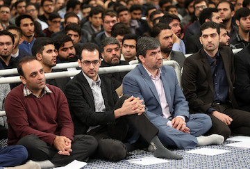 Academic elites and prominent scholars met with Ayatollah Khamenei