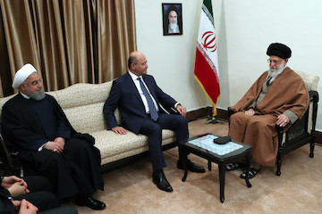 Iraqi president, Mr. Barham Salih- meets with Ayatollah Khamenei