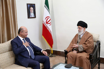 Mr. Barham Salih, the Iraqi President, met with the Leader of the Islamic Revolution