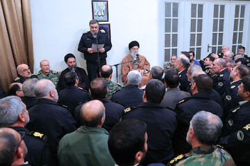 Ayatollah Khamenei met with Police commanders and staff 