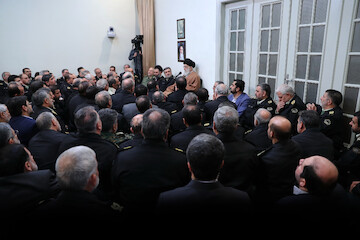 Ayatollah Khamenei met with Police commanders and staff