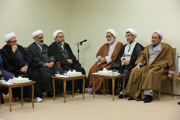 Meeting with the officials of the Islamic Propagation Office 