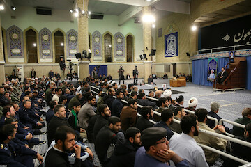 Imam Khamenei attends commemoration ceremony for Ayatollah Momen, a Guardian Council faqih