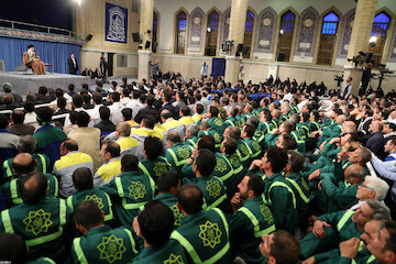 Laborers met with Imam Khamenei
