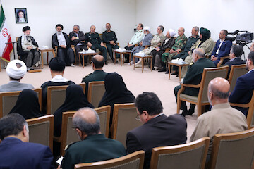 Meeting with officials of the Martyrs of Kurdistan Province Commemoration Congress.